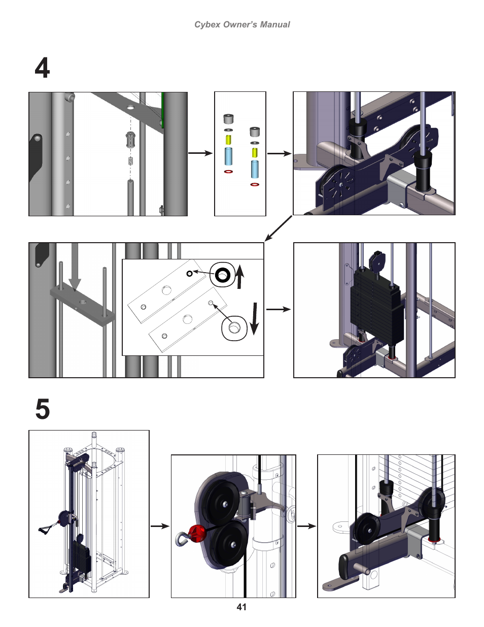 Cybex 17001 Jungle Gym User Manual | Page 41 / 70