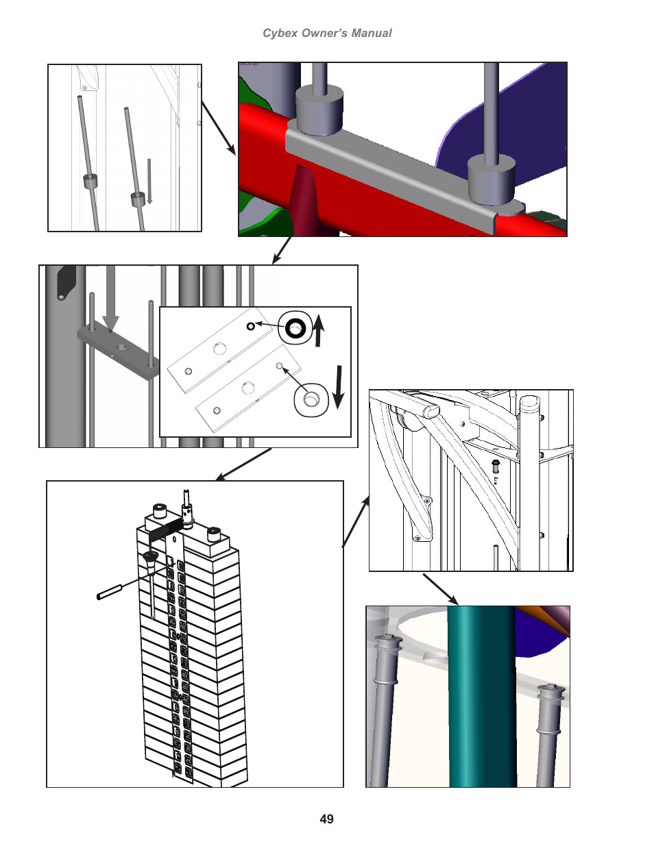 Cybex 17001 Jungle Gym User Manual | Page 49 / 70