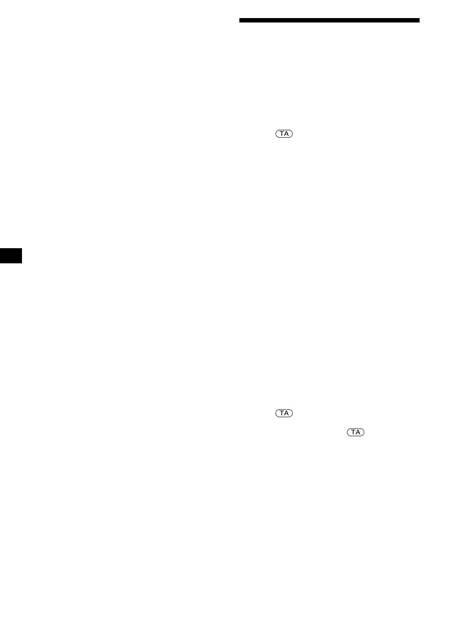 12 listening to traffic announcements | Sony XR-CA410 User Manual | Page 12 / 124