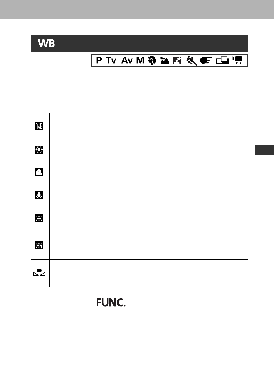 Setting the white balance | Canon A60 User Manual | Page 107 / 230
