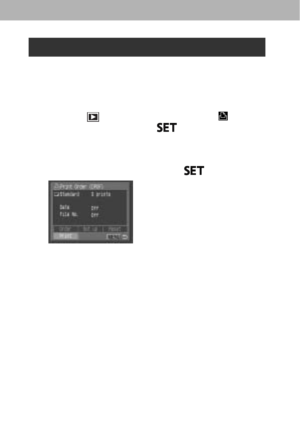 Printing with dpof print settings | Canon A60 User Manual | Page 164 / 230