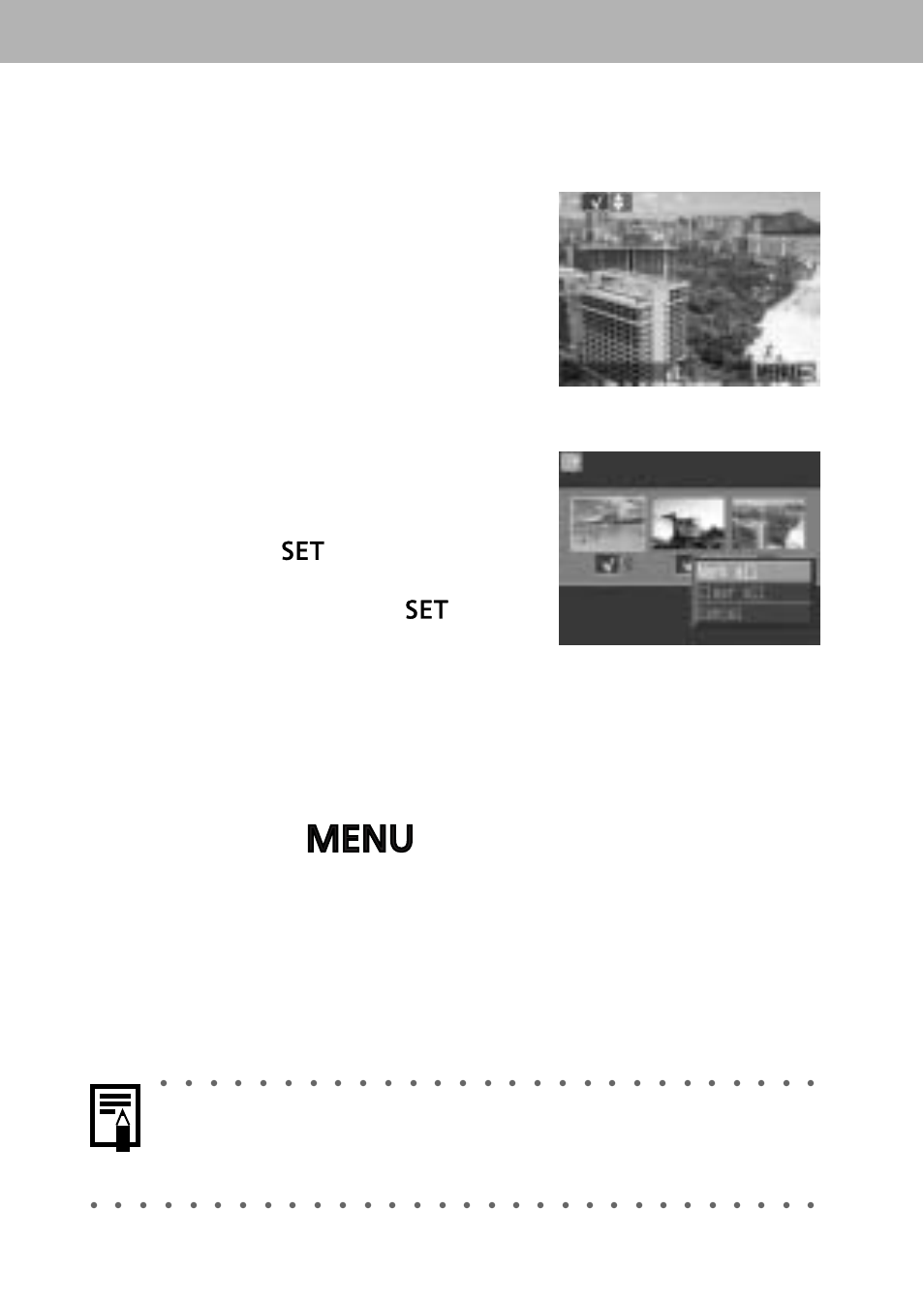 Select images for transferring, Press the button | Canon A60 User Manual | Page 168 / 230