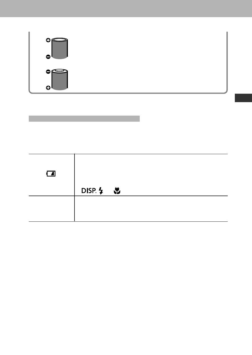 Battery status indications | Canon A60 User Manual | Page 27 / 230