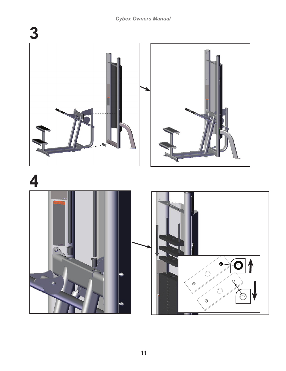 Cybex 17151 Jungle Gym Dip Chin Tower User Manual | Page 11 / 28