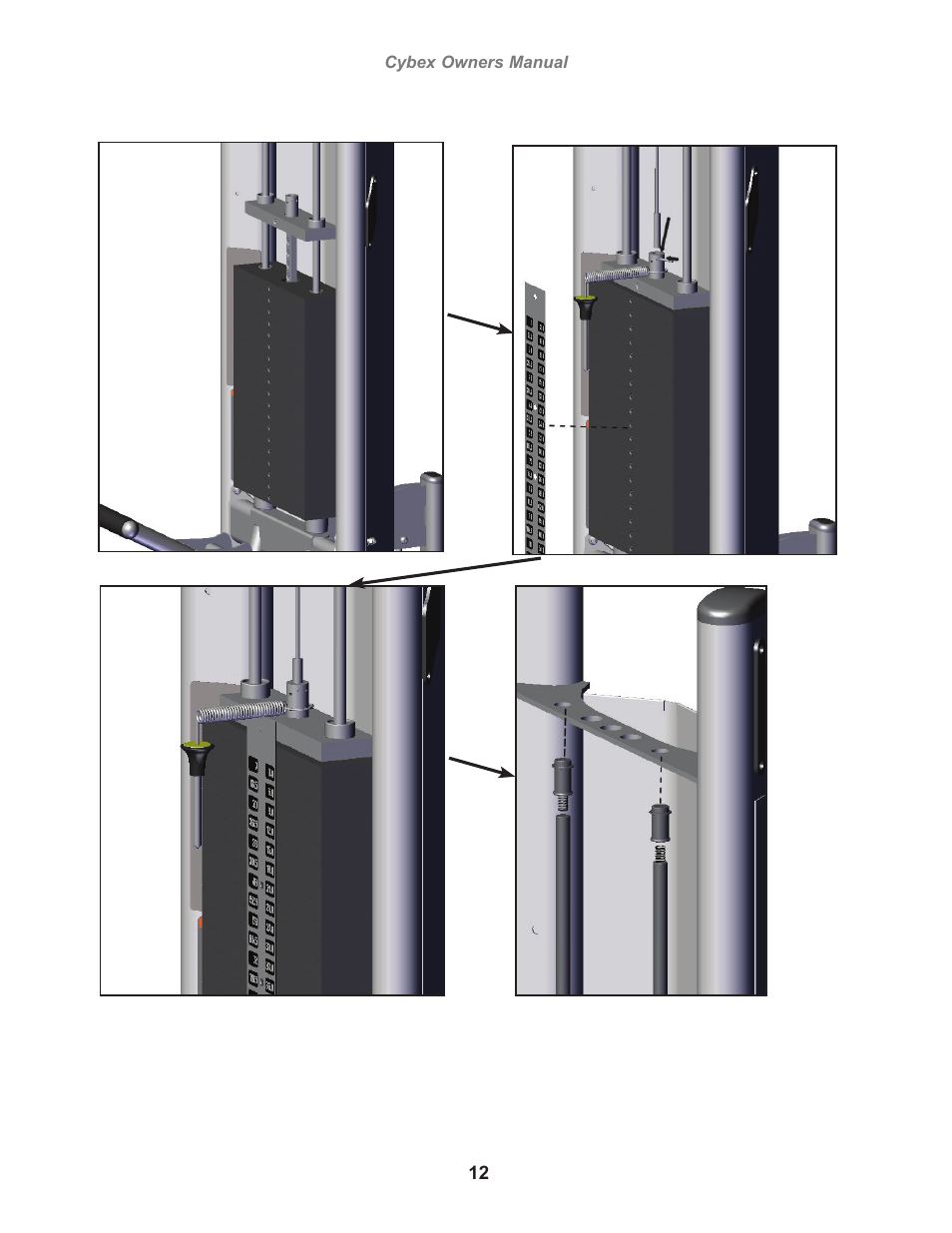 Cybex 17151 Jungle Gym Dip Chin Tower User Manual | Page 12 / 28
