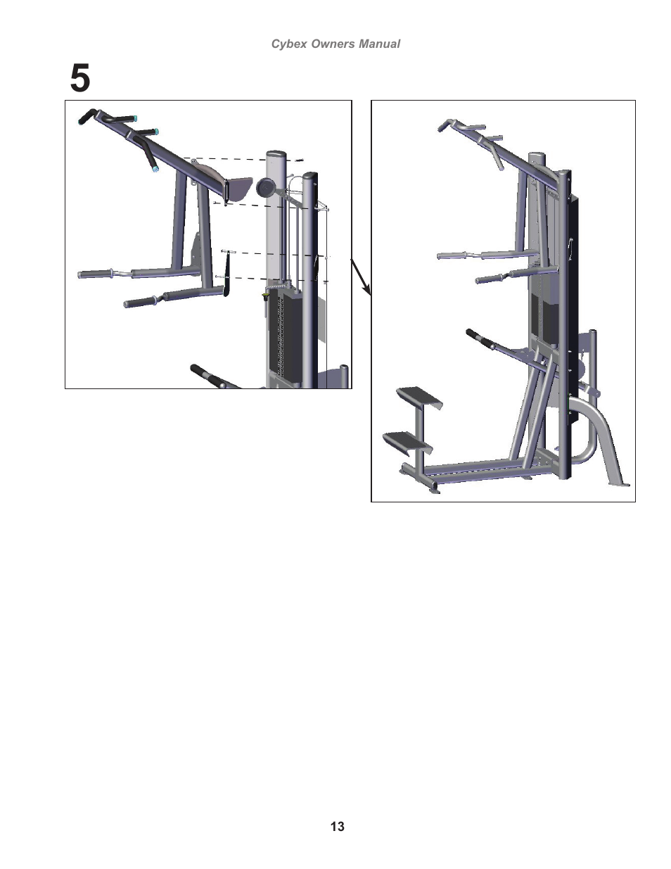 Cybex 17151 Jungle Gym Dip Chin Tower User Manual | Page 13 / 28