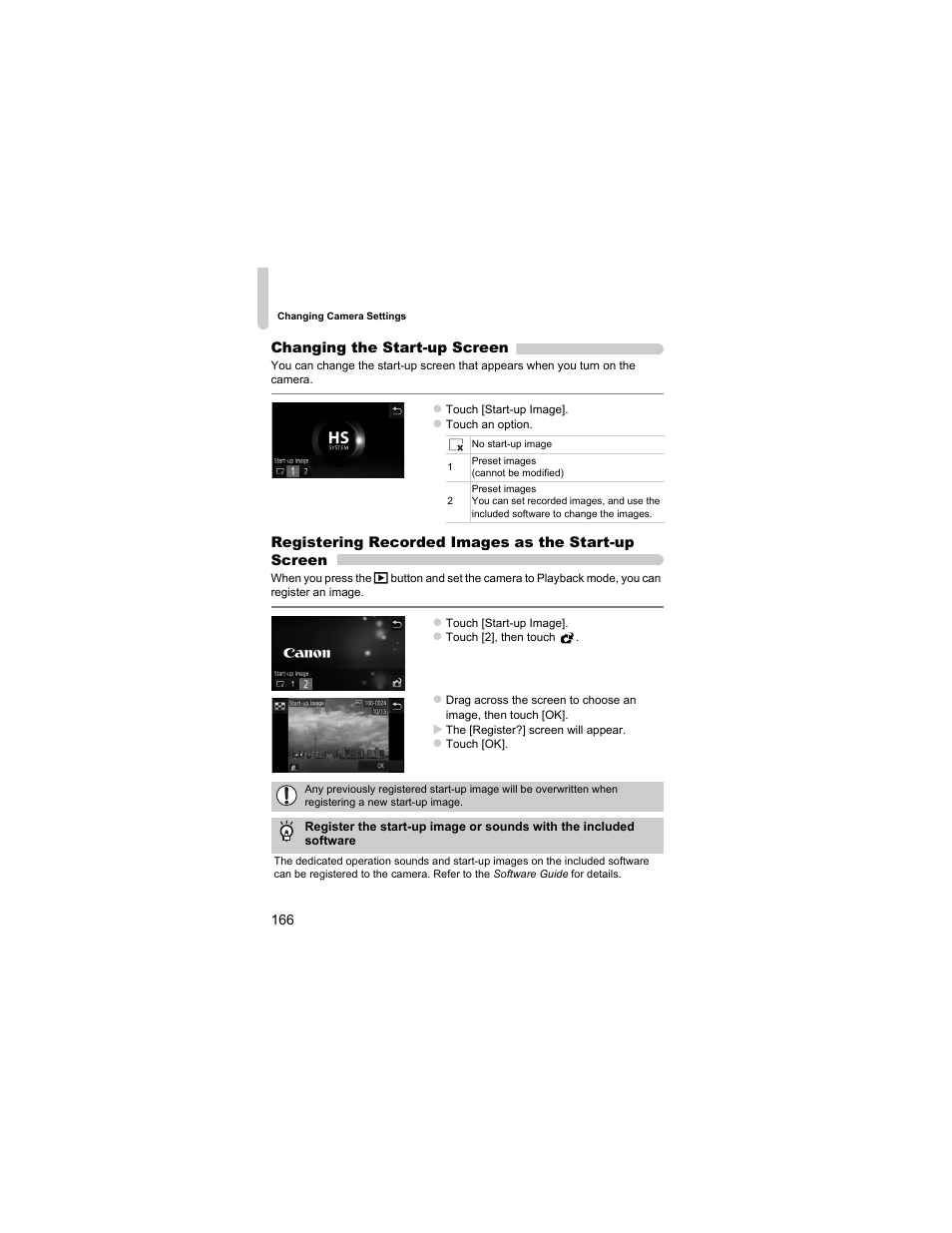 P. 166) | Canon IXUS 310 HS User Manual | Page 166 / 208