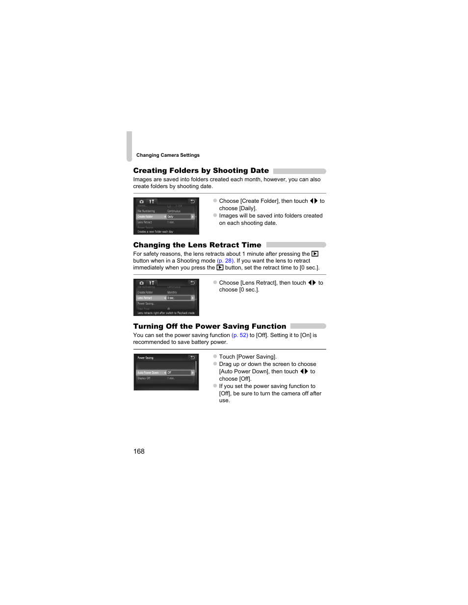 P. 168) | Canon IXUS 310 HS User Manual | Page 168 / 208