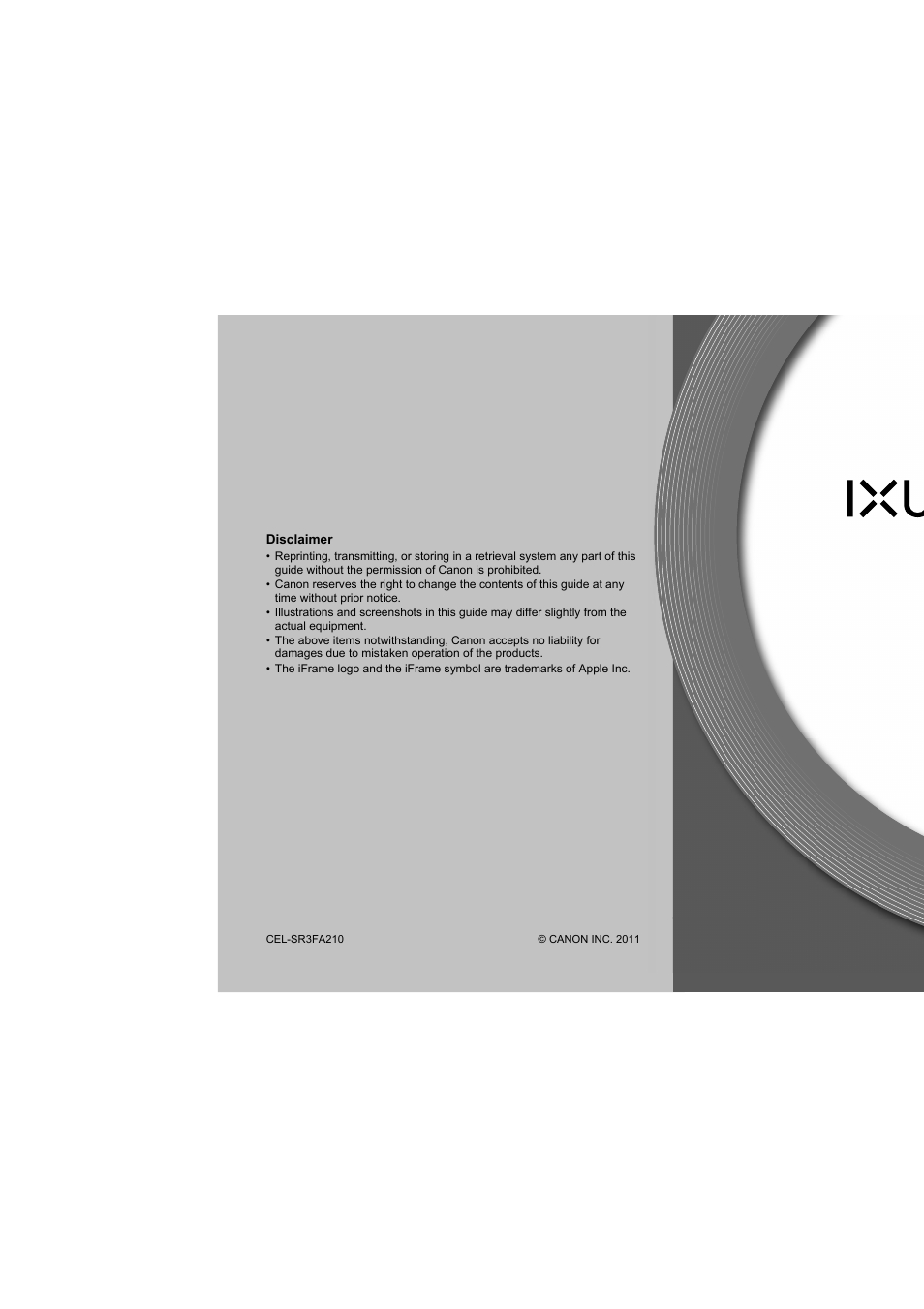 Canon IXUS 310 HS User Manual | Page 208 / 208