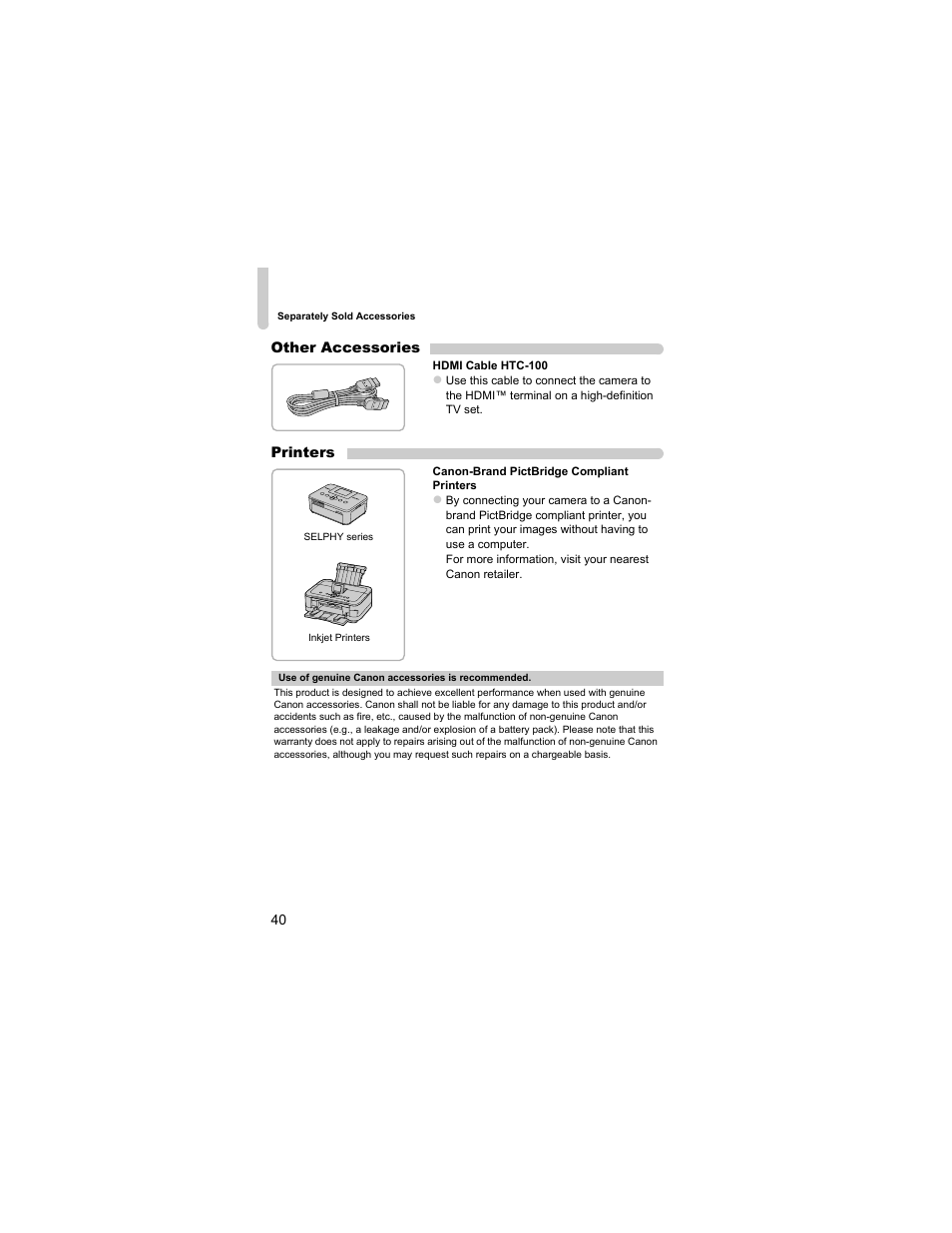 Canon IXUS 310 HS User Manual | Page 40 / 208