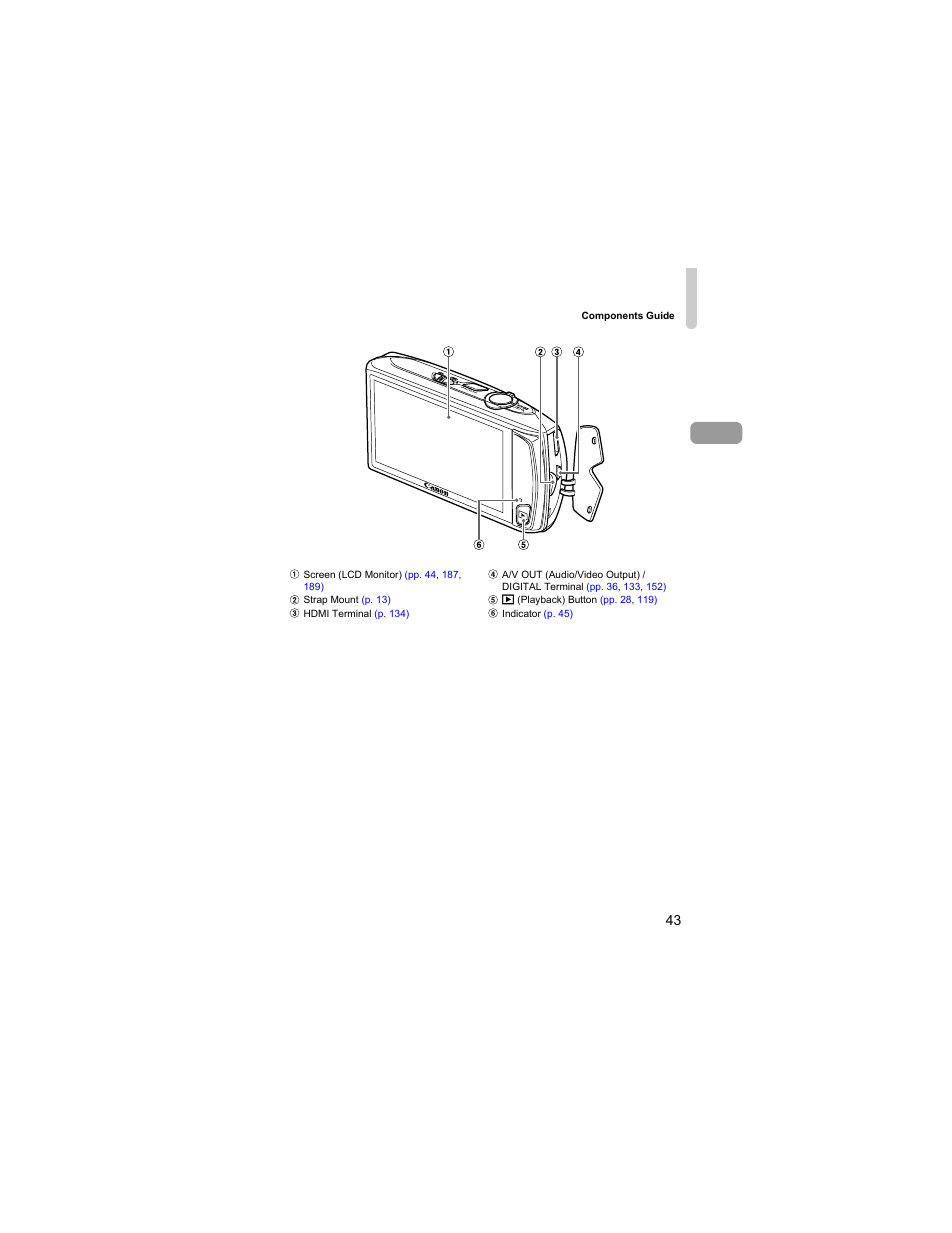 Canon IXUS 310 HS User Manual | Page 43 / 208