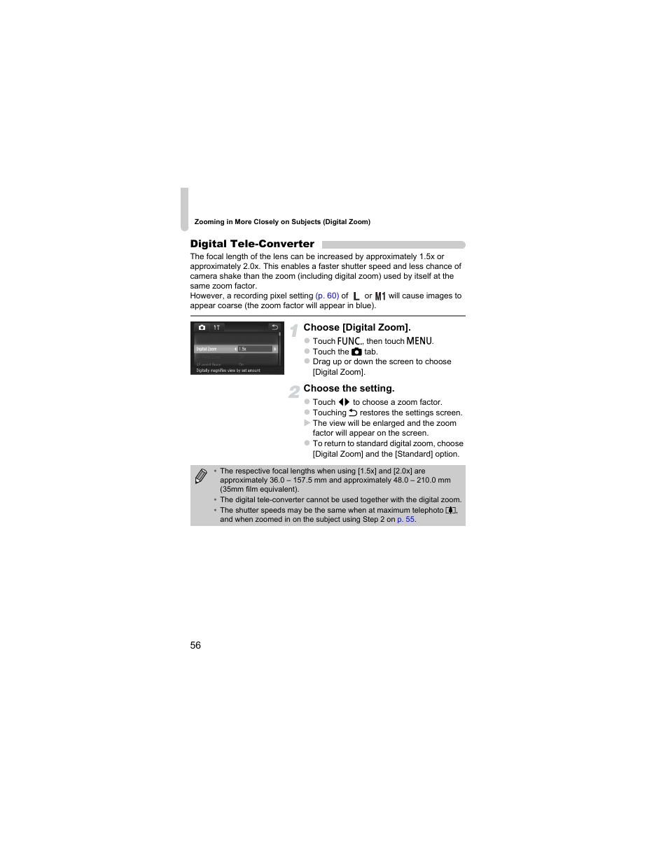Canon IXUS 310 HS User Manual | Page 56 / 208