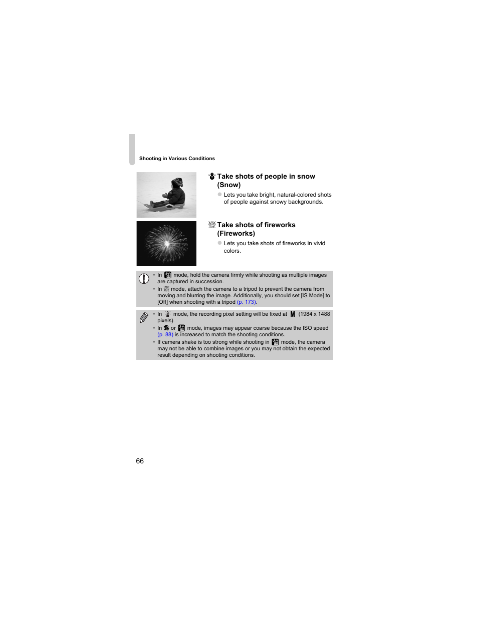 P. 66) | Canon IXUS 310 HS User Manual | Page 66 / 208