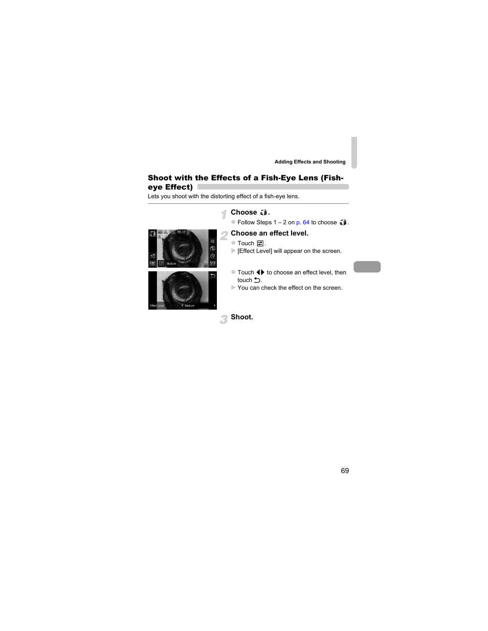 P. 69) | Canon IXUS 310 HS User Manual | Page 69 / 208