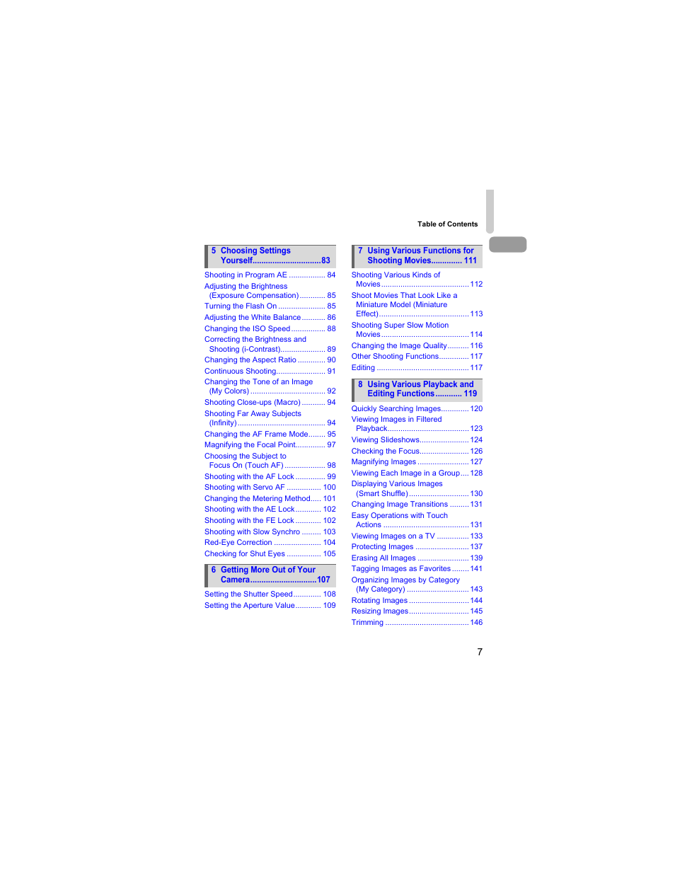 Canon IXUS 310 HS User Manual | Page 7 / 208
