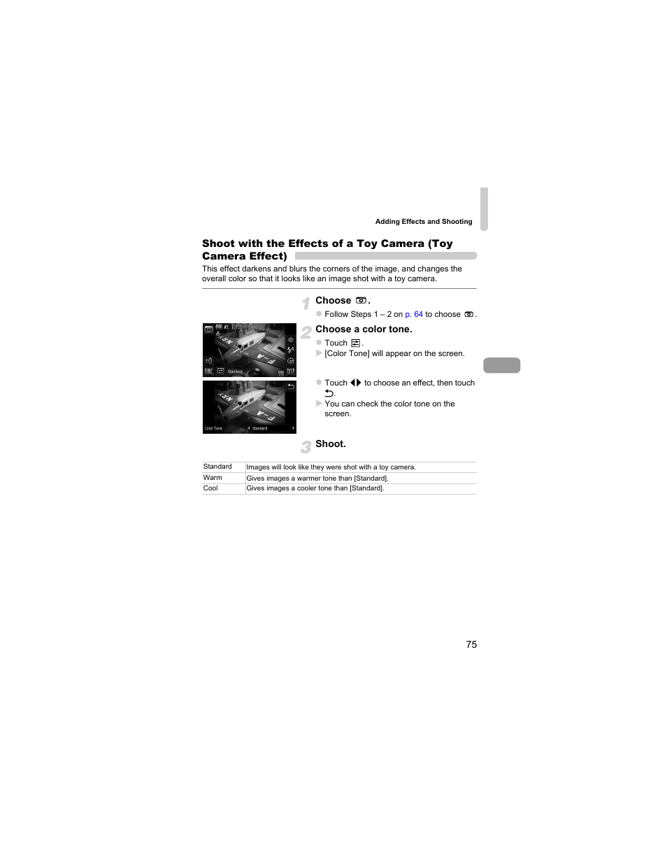 P. 75) | Canon IXUS 310 HS User Manual | Page 75 / 208