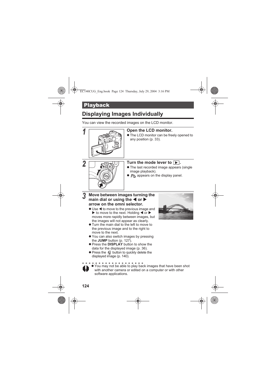 Displaying images individually | Canon CEL-SE65A210 User Manual | Page 127 / 210