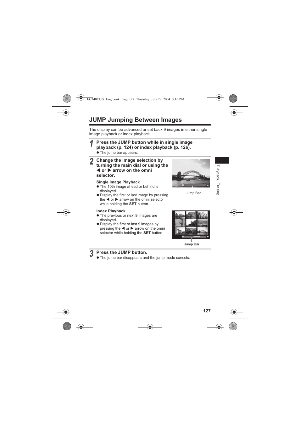 Jump jumping between images | Canon CEL-SE65A210 User Manual | Page 130 / 210