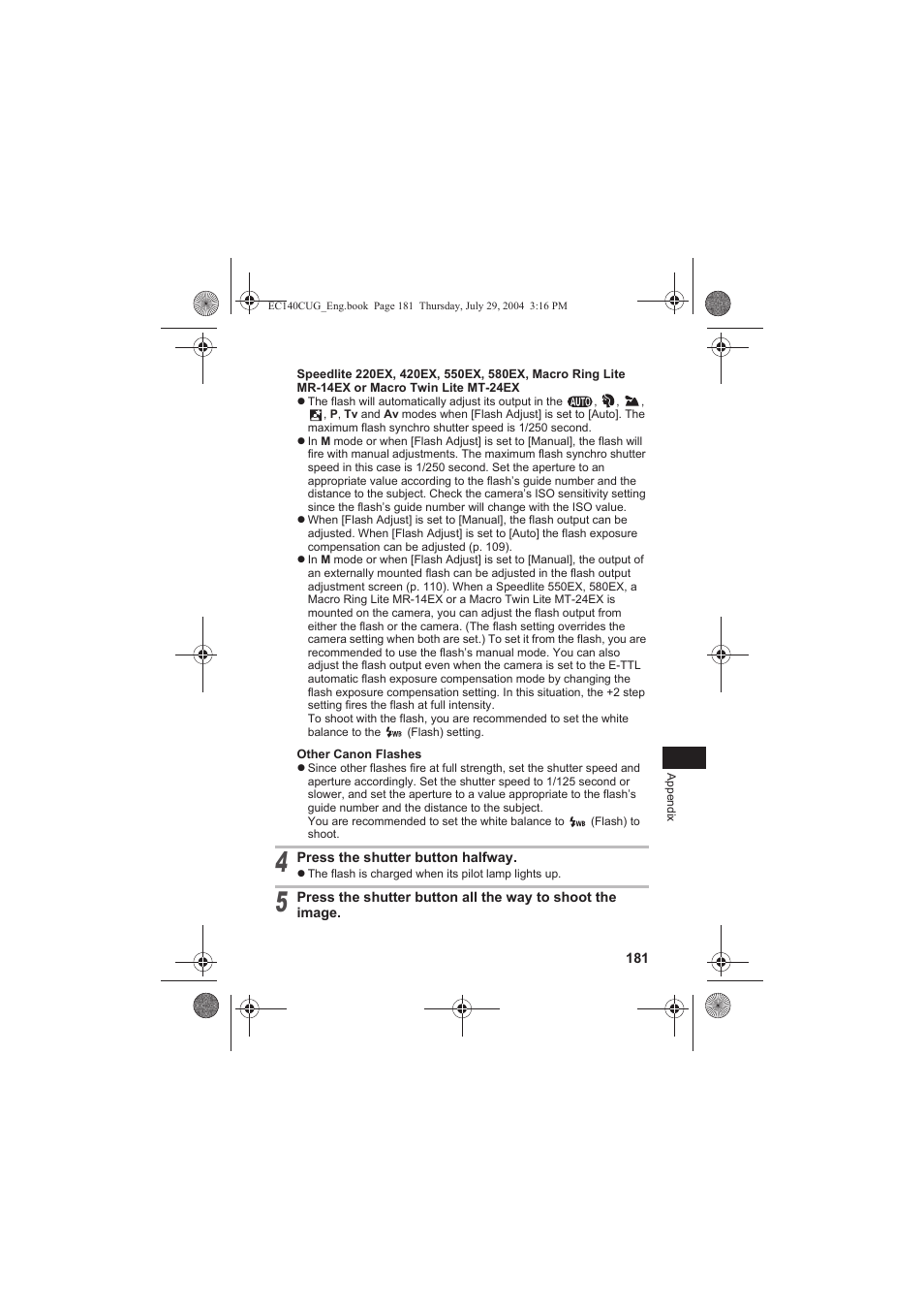Canon CEL-SE65A210 User Manual | Page 184 / 210