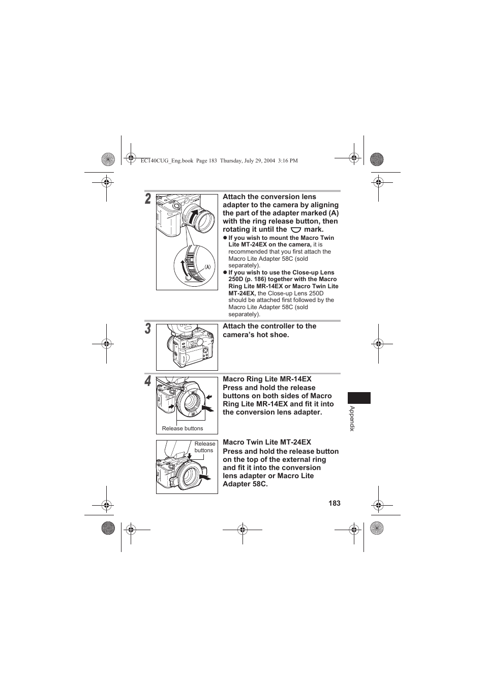 Canon CEL-SE65A210 User Manual | Page 186 / 210