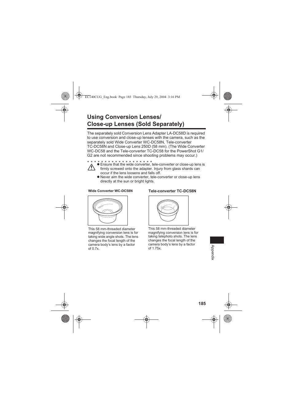 Canon CEL-SE65A210 User Manual | Page 188 / 210