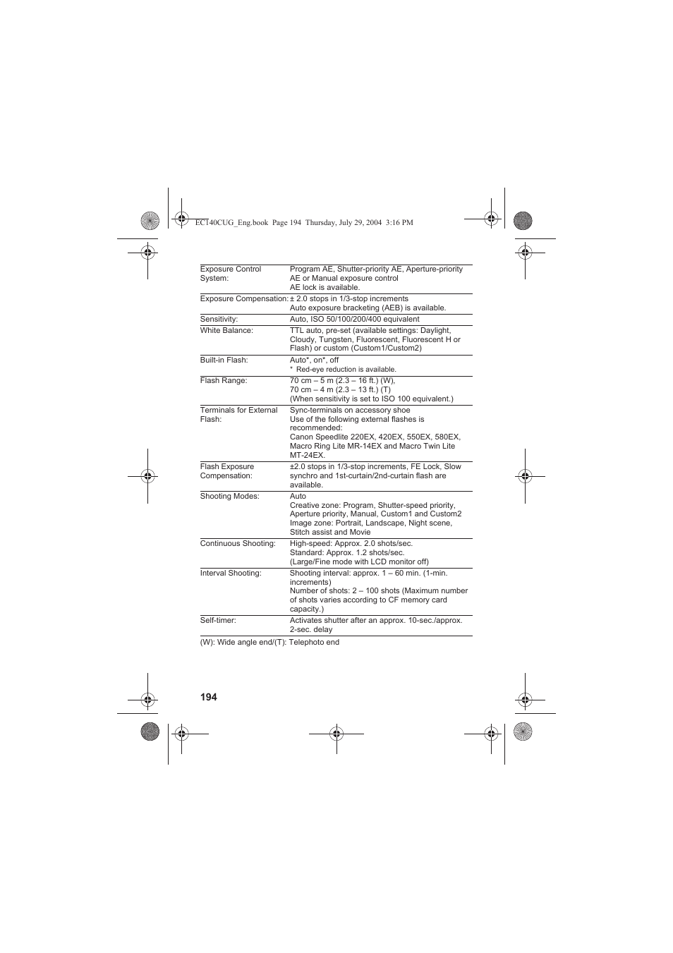 Canon CEL-SE65A210 User Manual | Page 197 / 210