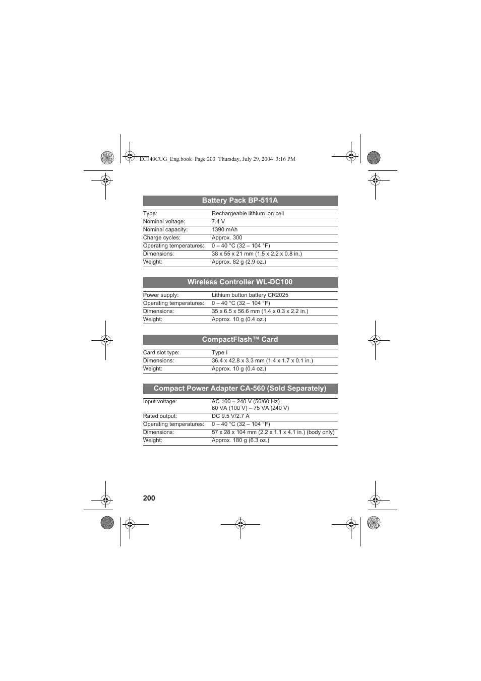 Canon CEL-SE65A210 User Manual | Page 203 / 210