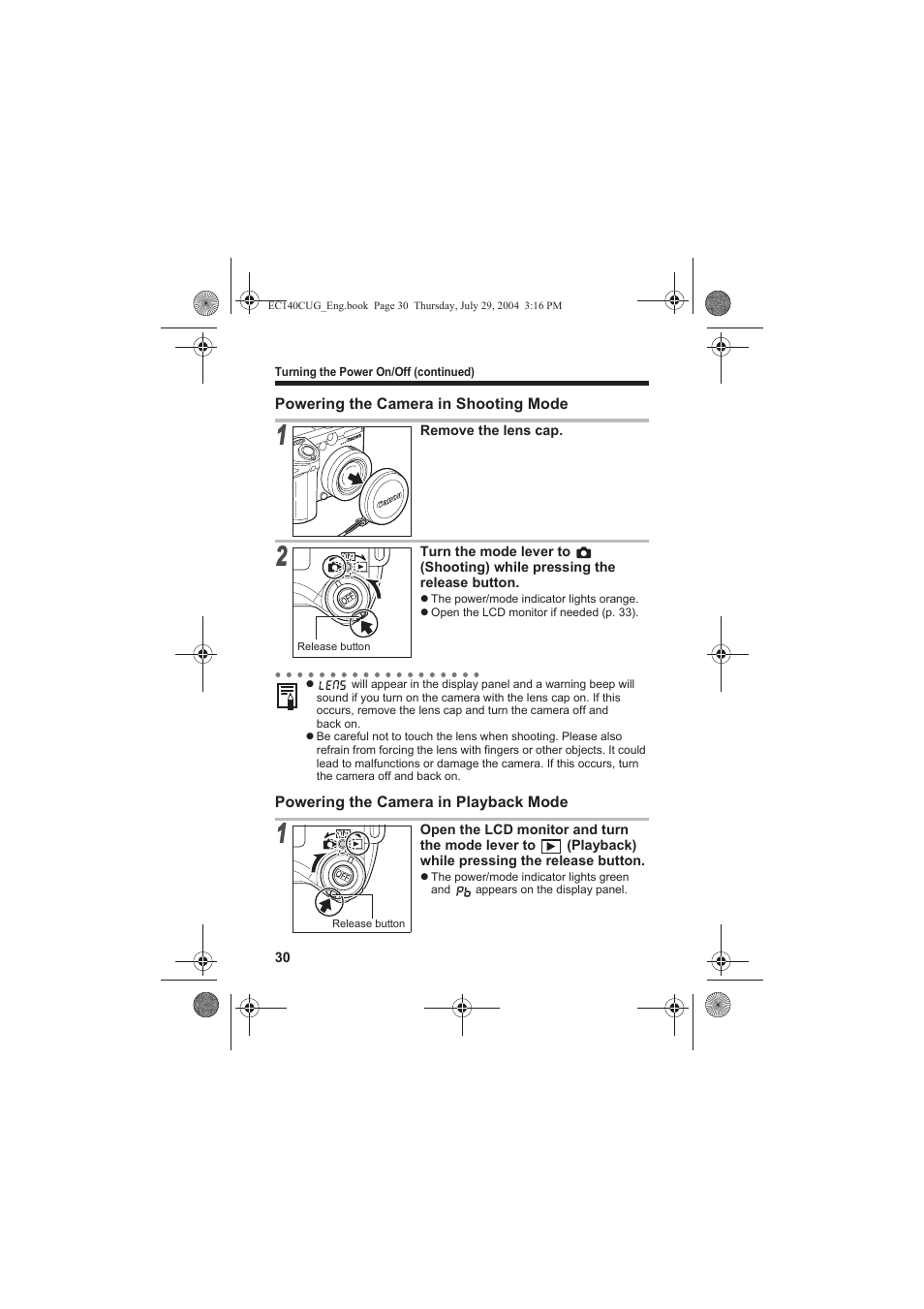 Canon CEL-SE65A210 User Manual | Page 33 / 210