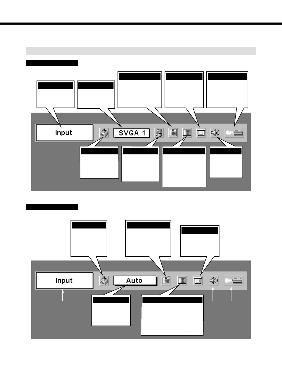 Before operation menu bar | Canon LV-7545 User Manual | Page 18 / 44