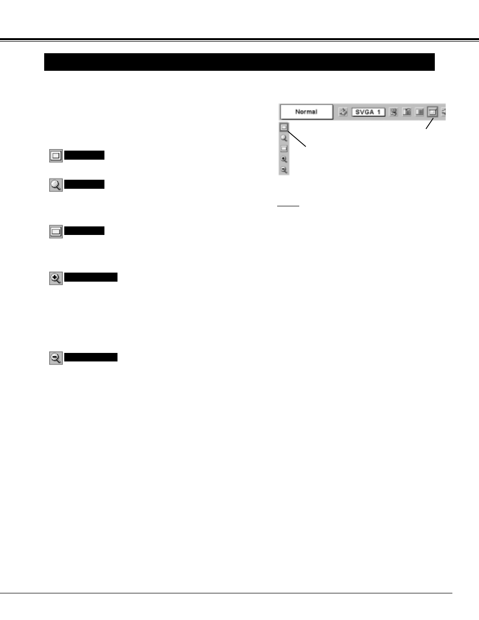 Picture screen adjustment, Computer input | Canon LV-7545 User Manual | Page 29 / 44