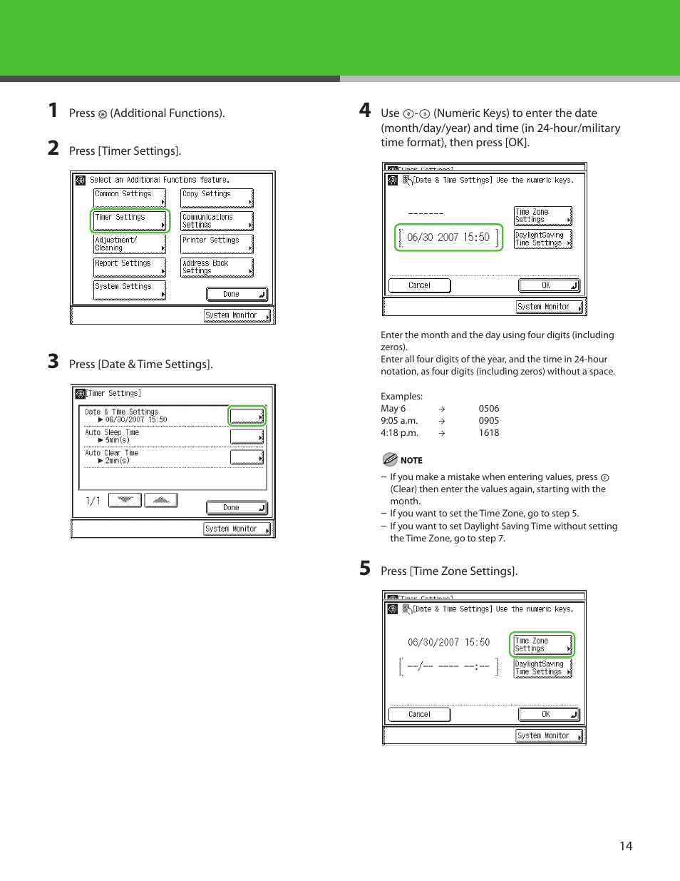 Canon IMAGECLASS MF7400 User Manual | Page 15 / 40