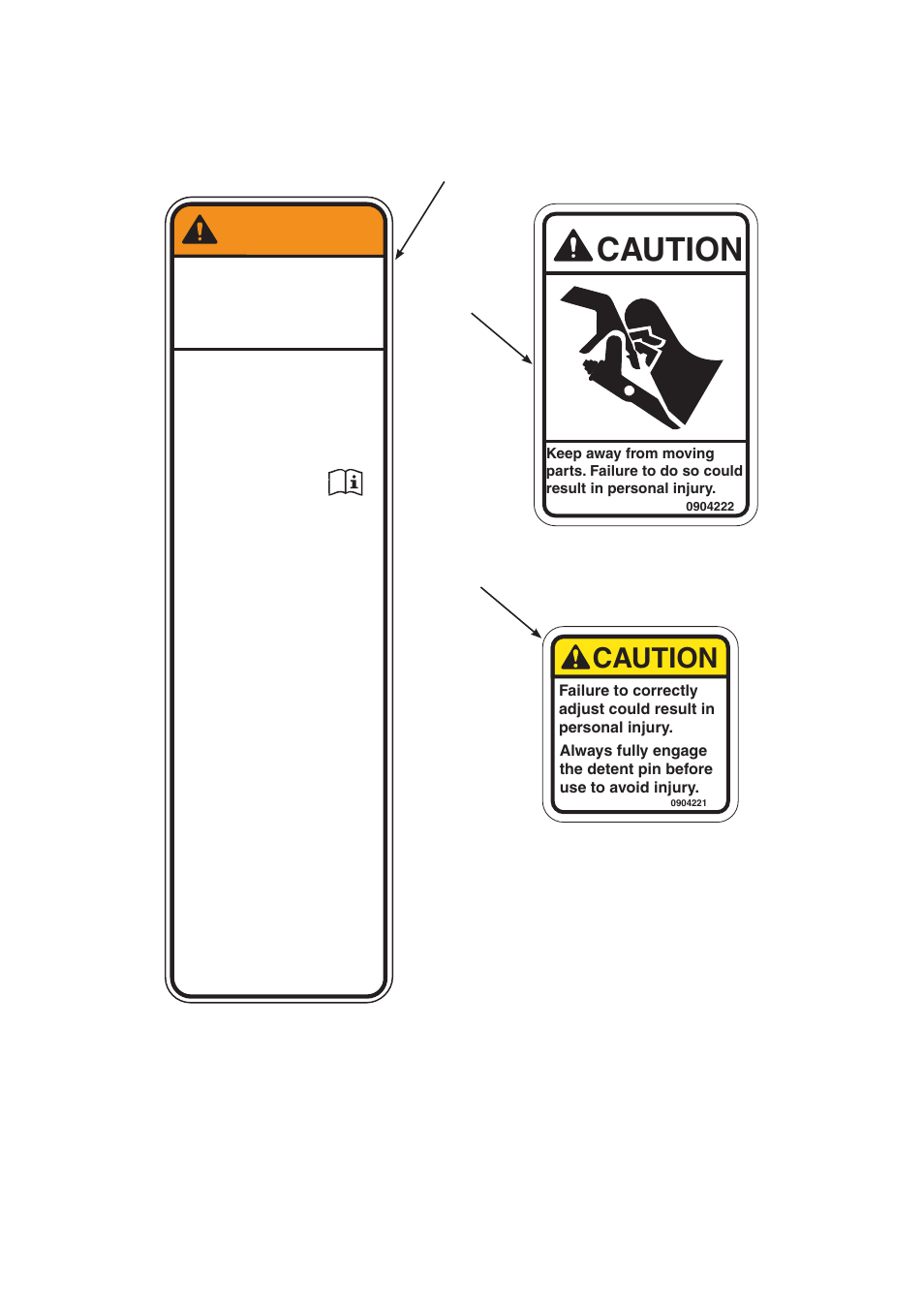 Warning, Caution | Cybex MG 525 User Manual | Page 10 / 78