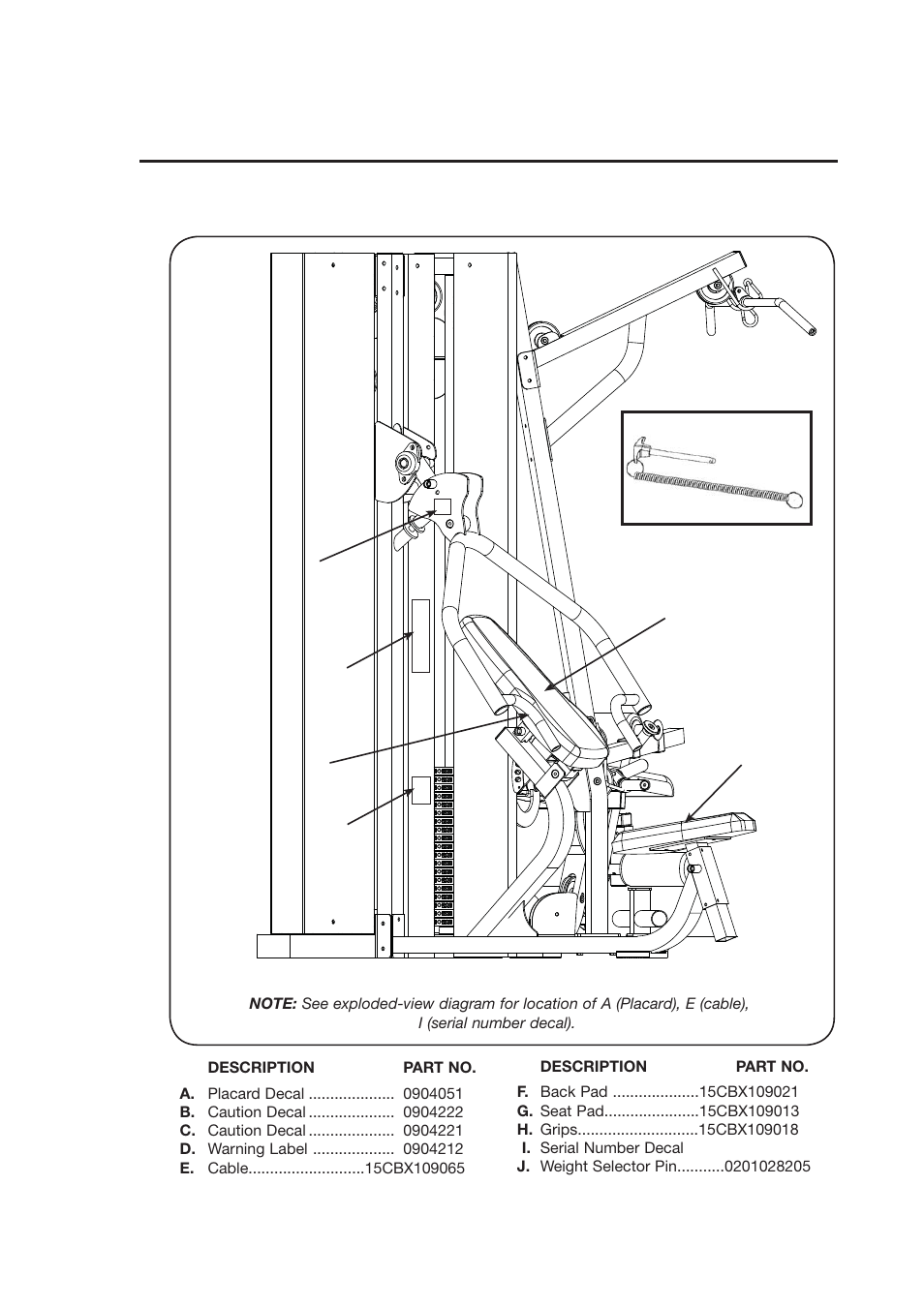 Chest press/incline press/overhead press | Cybex MG 525 User Manual | Page 59 / 78