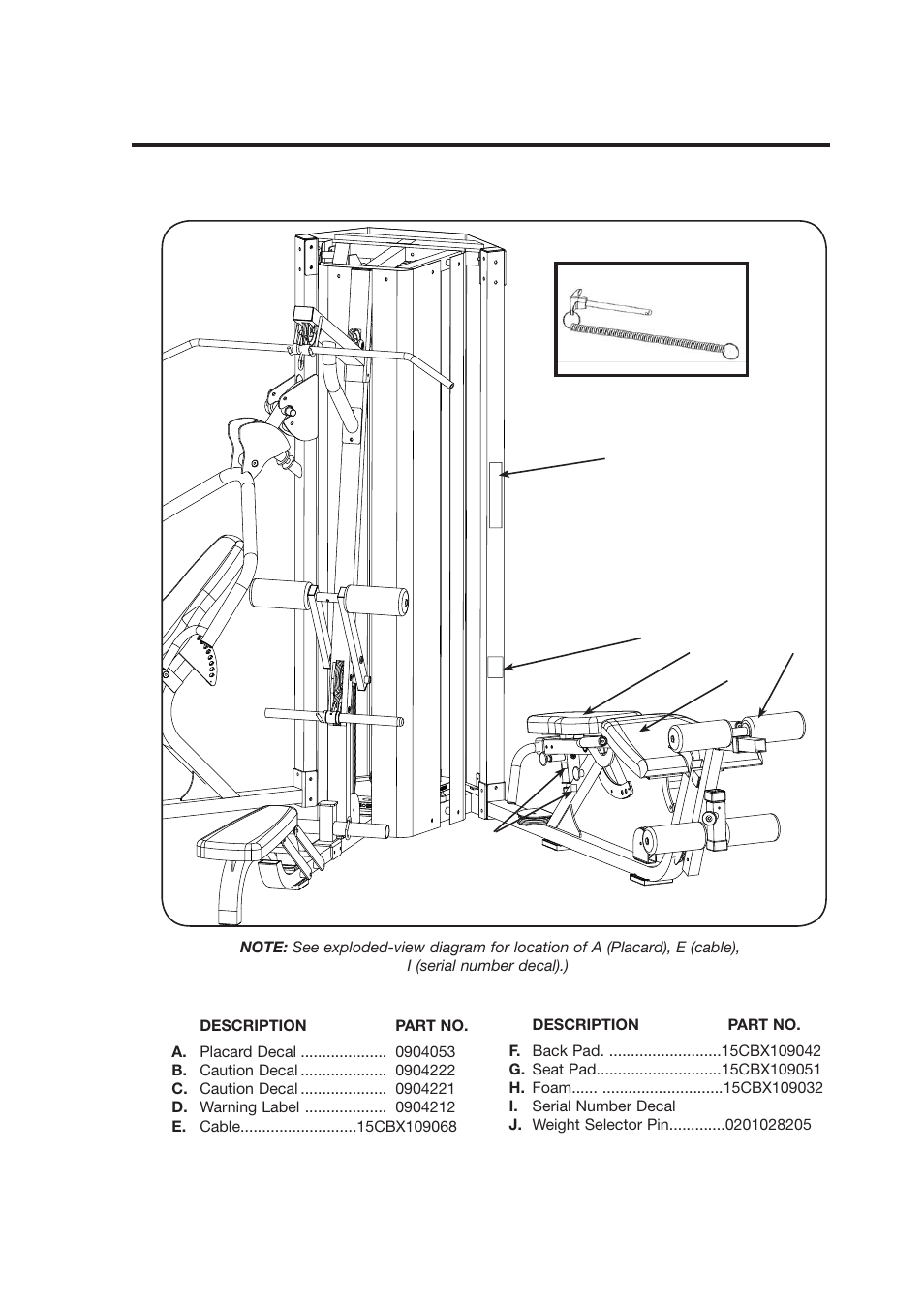 Prone leg curl/leg extension | Cybex MG 525 User Manual | Page 61 / 78
