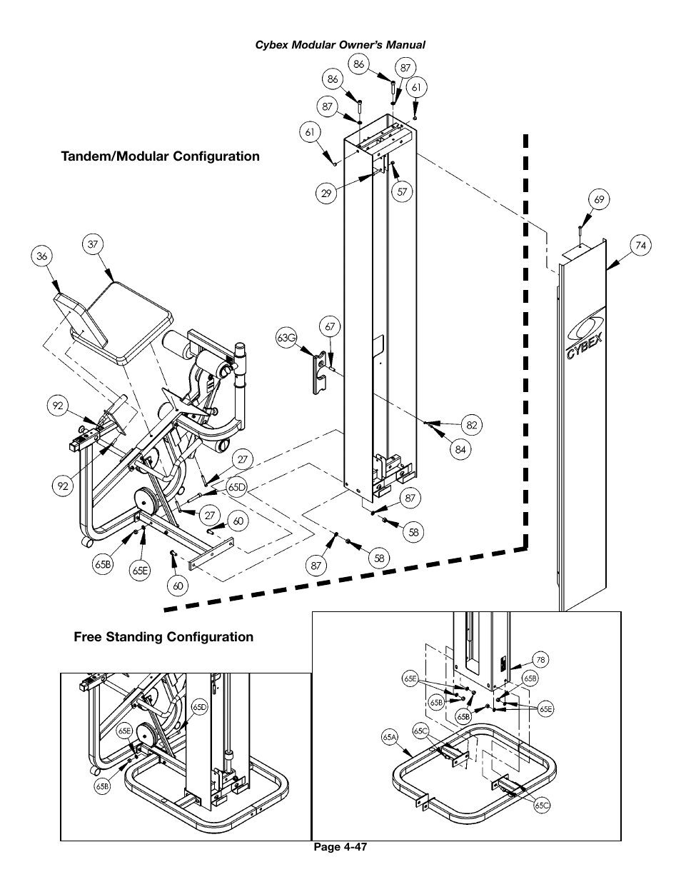 Cybex 55620H Modular User Manual | Page 101 / 190