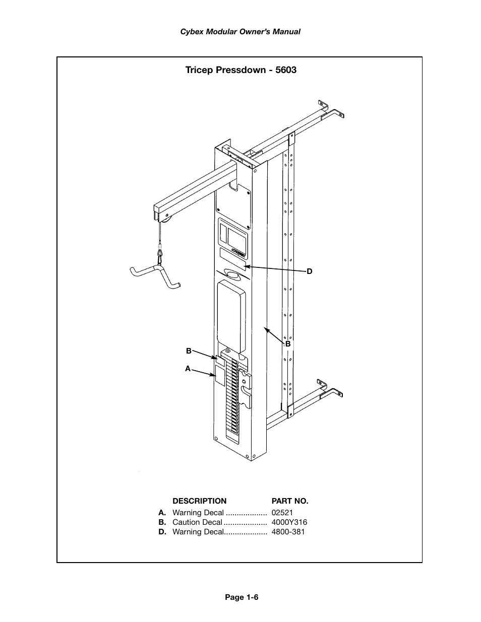 Cybex 55620H Modular User Manual | Page 12 / 190