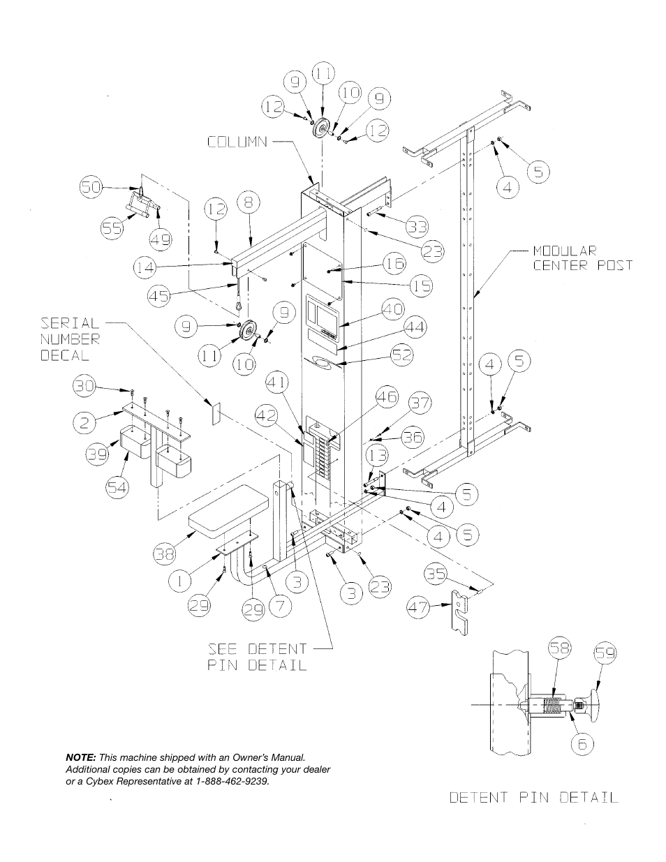 Cybex 55620H Modular User Manual | Page 121 / 190