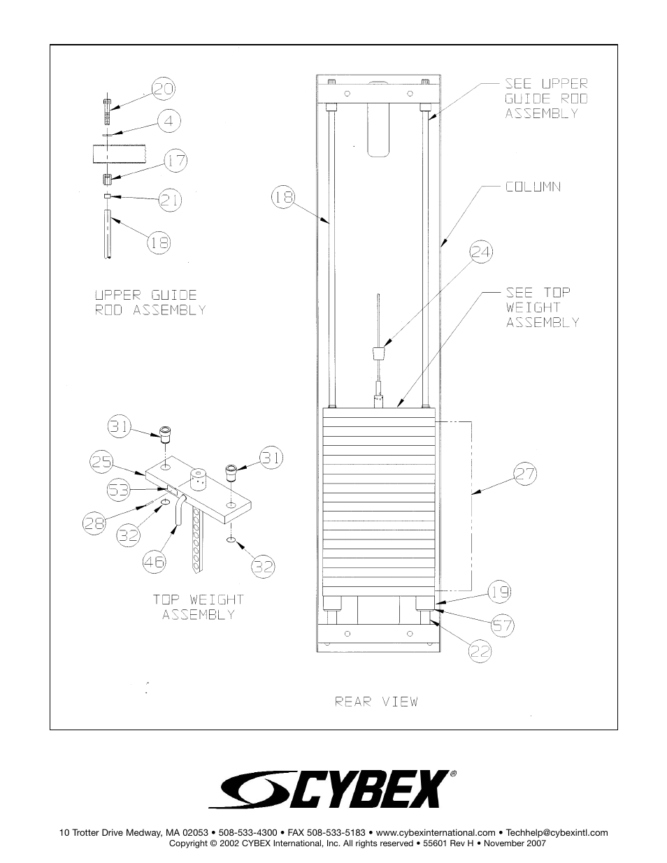 Cybex 55620H Modular User Manual | Page 122 / 190