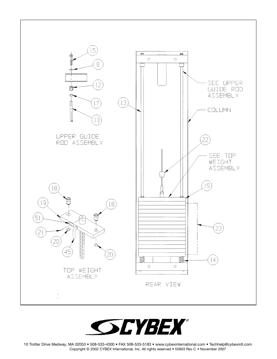 Cybex 55620H Modular User Manual | Page 126 / 190