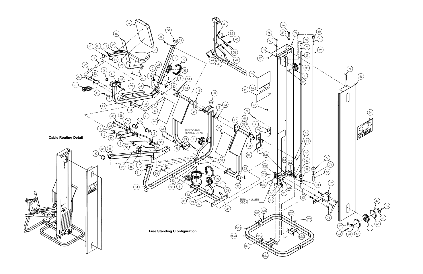 Cybex 55620H Modular User Manual | Page 183 / 190