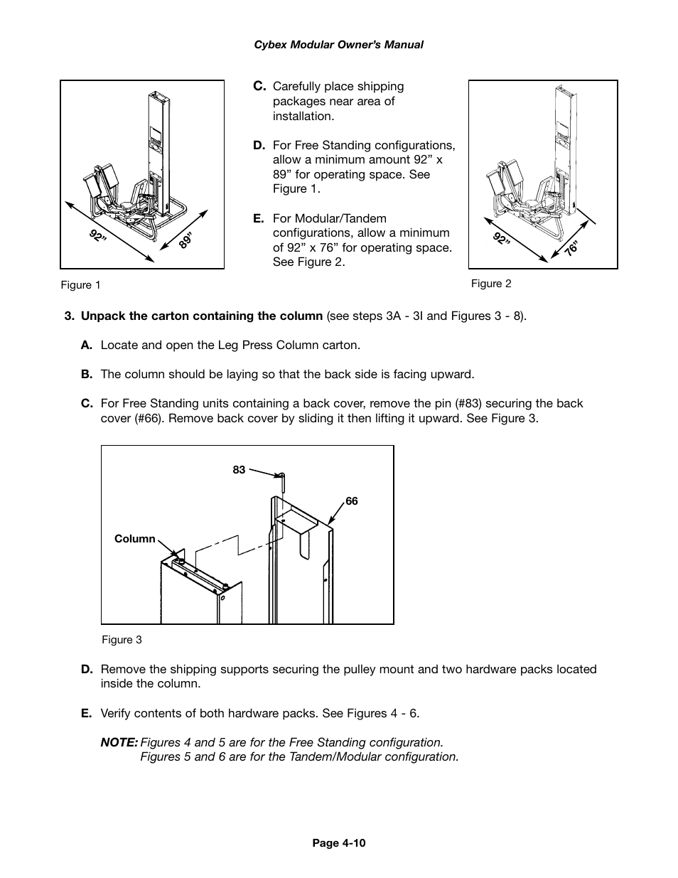 Cybex 55620H Modular User Manual | Page 64 / 190