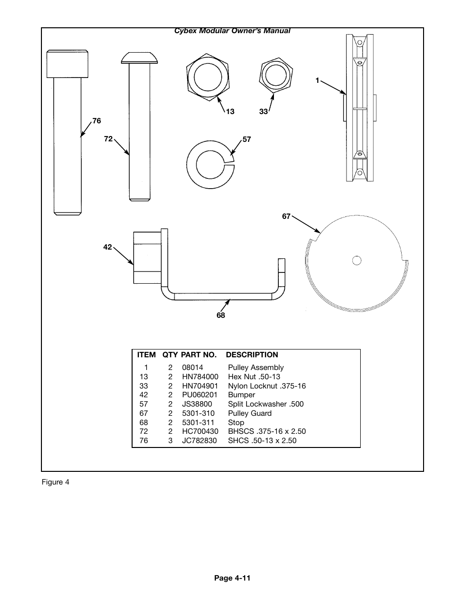 Cybex 55620H Modular User Manual | Page 65 / 190