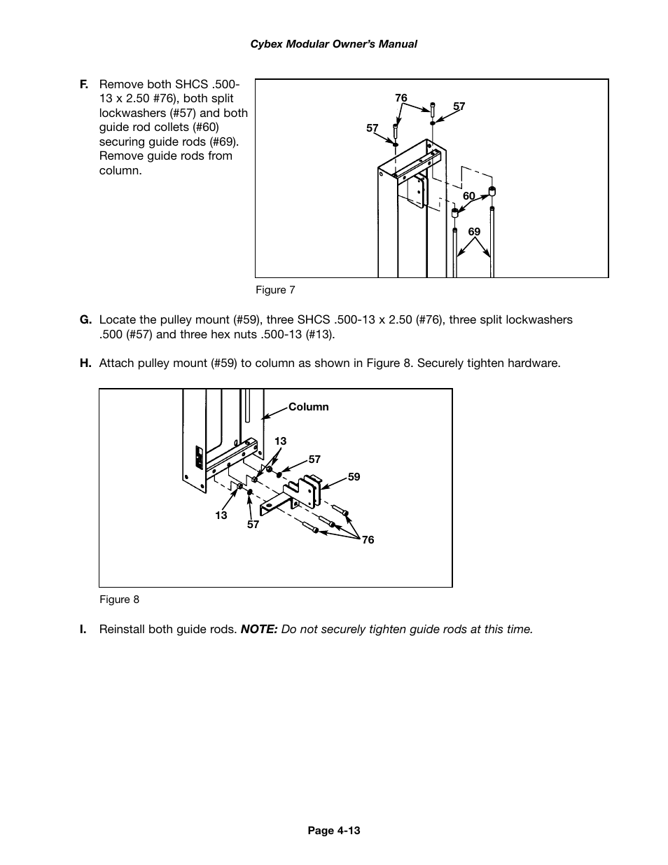 Cybex 55620H Modular User Manual | Page 67 / 190