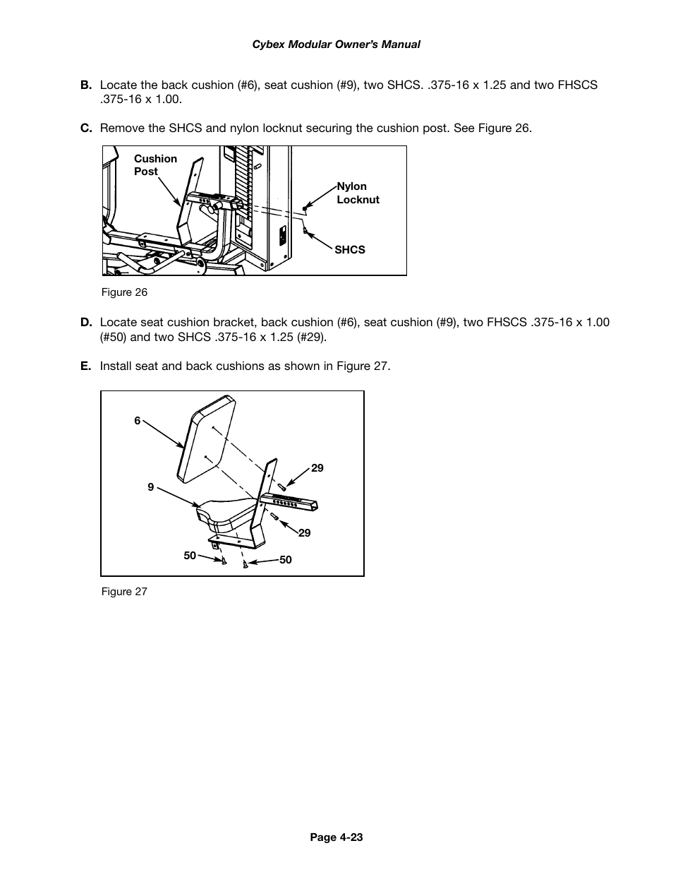 Cybex 55620H Modular User Manual | Page 77 / 190
