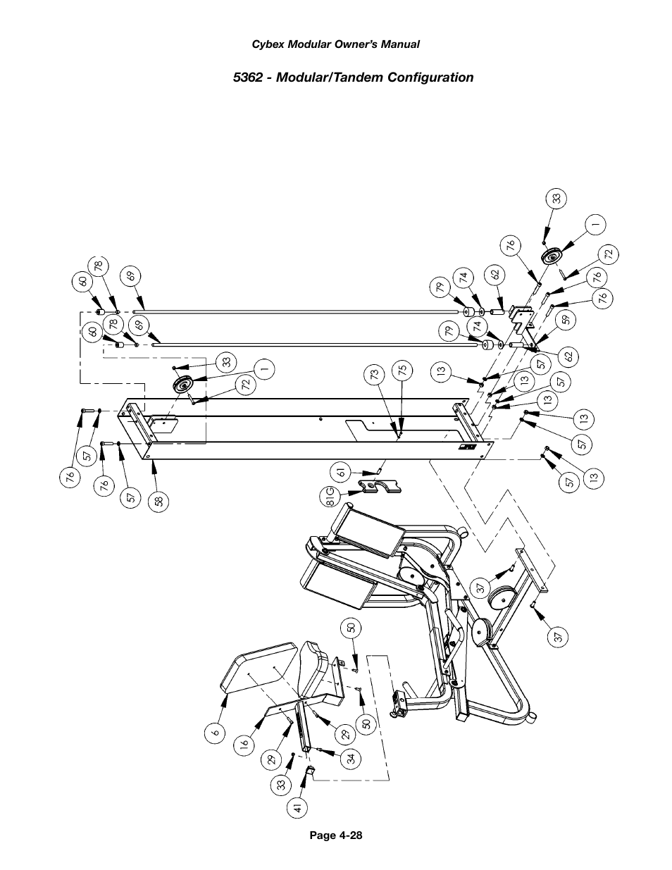 Cybex 55620H Modular User Manual | Page 82 / 190