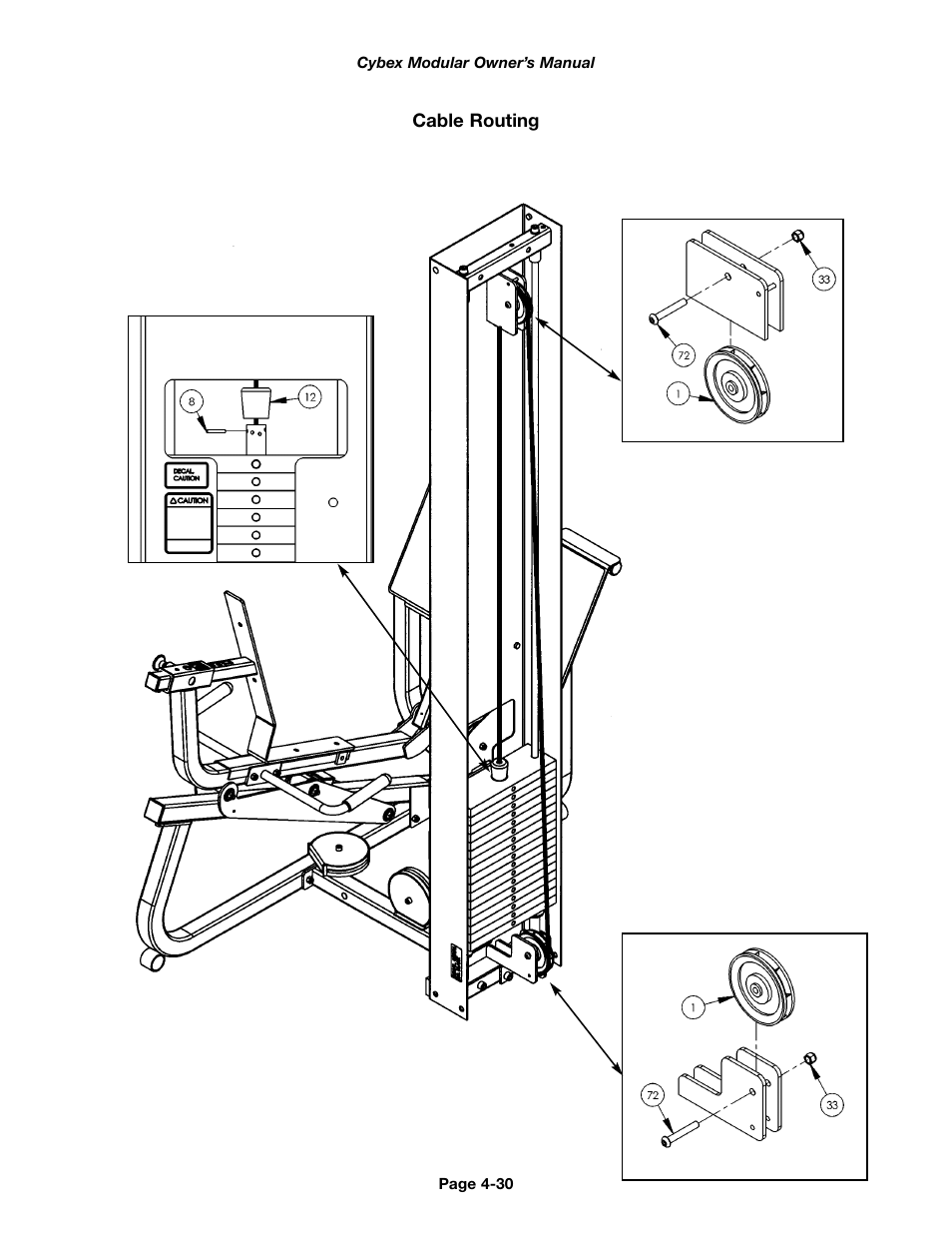 Cybex 55620H Modular User Manual | Page 84 / 190