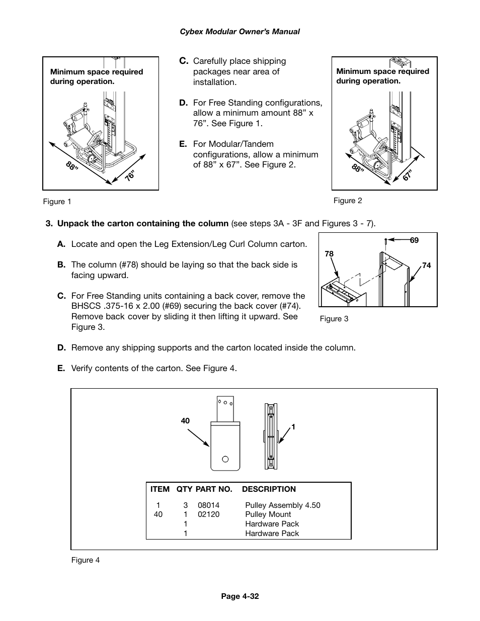 Cybex 55620H Modular User Manual | Page 86 / 190