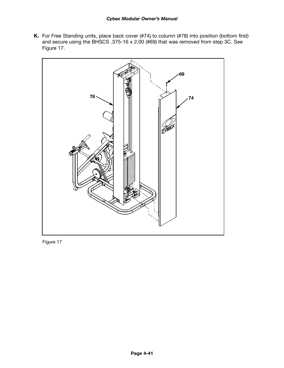 Cybex 55620H Modular User Manual | Page 95 / 190