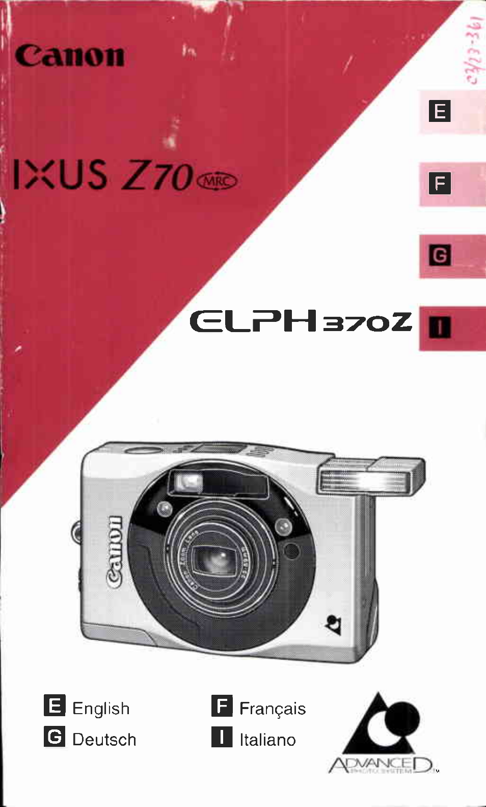 Canon IXUS Z70 User Manual | 57 pages