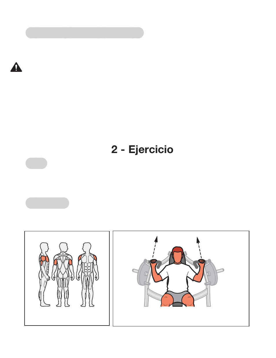 2 - ejercicio | Cybex 16100 Plate Loaded Overhead Press User Manual | Page 10 / 22